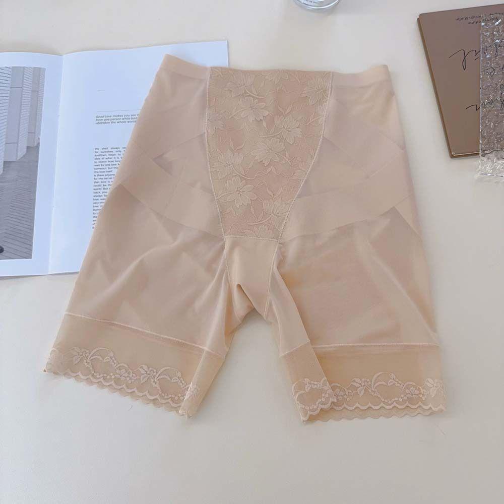 High Waist Butt Lifting Panties Shapers Lace Mesh Briefs Fashion Tummy Control Shapewear Ladies