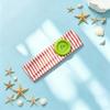 Oversized Button Sports Striped Printed Headband Stretch Fabric Fitness Hairband  Daily Wear