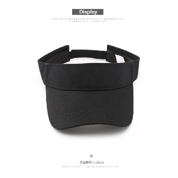 Plain, minimalist, solid-color, open-top hat for men and women, suitable for outdoor activities, breathable, sun-protective, and provides shade