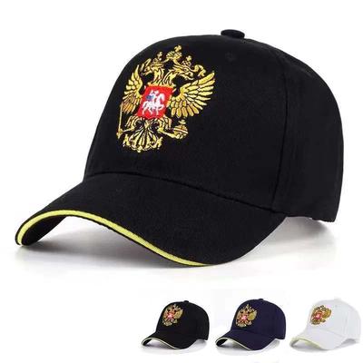 Бейсболки Россия Кепки для гольфа с вышитым значком Россия Кепки Snapback из хлопка Мужские и женские Кепки в стиле хип-хоп Спортивные кепки Bone Fashion