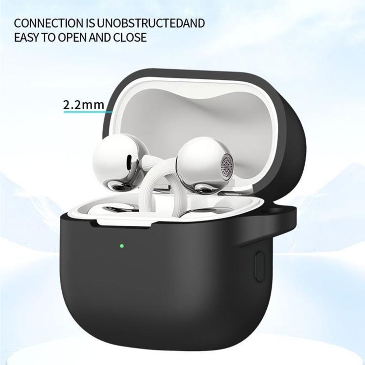 Однотонный мягкий силиконовый защитный чехол для наушников Huawei FreeClip 2 с открытым дизайном, противоударная крышка для беспроводных наушников