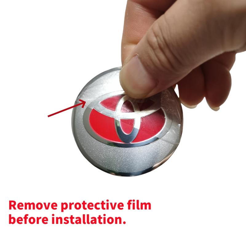 56 мм Алюминиевый сплав Логотип Колпачок ступицы колеса Наклейка значка Для Toyota Prado Rav4 Yaris Hilux Prius Corolla Camry Аксессуары