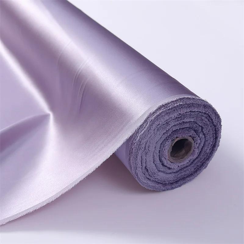 22 Момме 100% чистый шелк тутового шелкопряда ткани шармез текстильная вышивка одежда простая атласная шелковая ткань 100x114 см