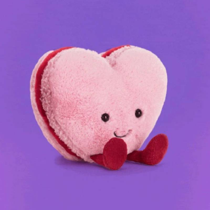 Плюшевая игрушка-макарон Jc Heart с 3D хлопковым наполнителем для подарков на День святого Валентина
