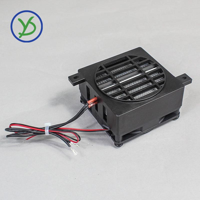24V 100W DC Fan Thermostatic Egg Incubator Heater PTC Fan Heater Heating Element Electric Heater 106*80mm