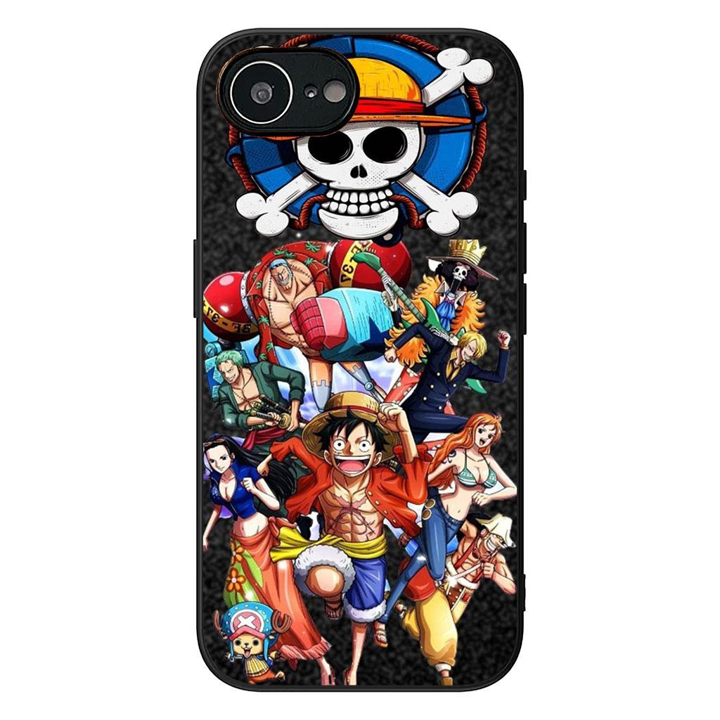 Cover for Apple iPhone 16 15 14 Plus 13 12 Mini 17 Pro Max + ProMax 16E Air 16+ 15+ Phone Case One Piece Luffy Roronoa Zoro