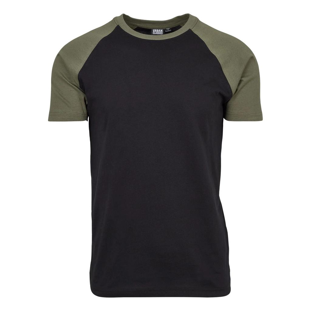 Urban Classics Mens Contrast Raglan T-Shirt
