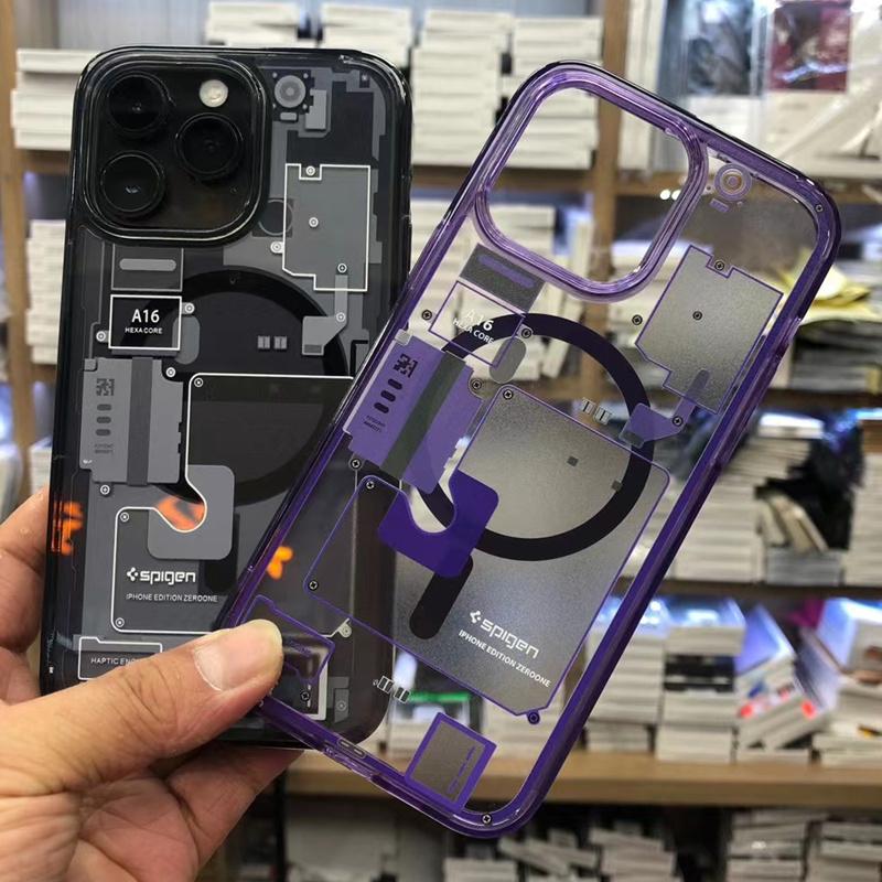 Роскошный чехол для телефона с чип-элементами из технологии для iPhone 16 15 14 13 12 11 Pro Max Plus с магнитной беспроводной зарядкой, высококачественный чехол