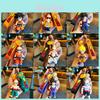 Очаровательный брелок Dragon Ball Гоку ПВХ фигурка Милый аниме кулон для автомобиля Подарок