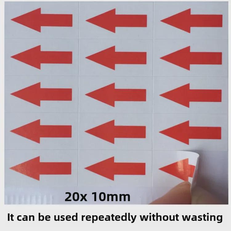 Съемная наклейка со стрелкой направления газа для многократного использования
