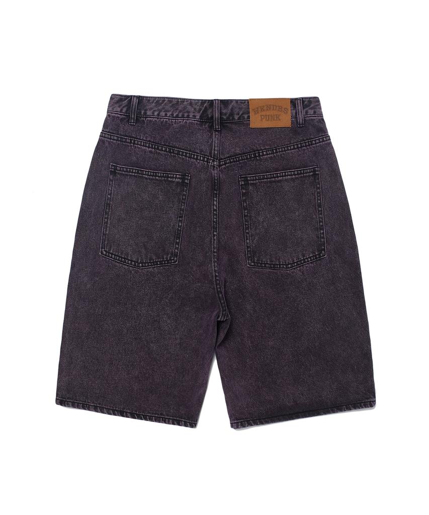 WKNDRS Punk Denim Shorts (Purple)