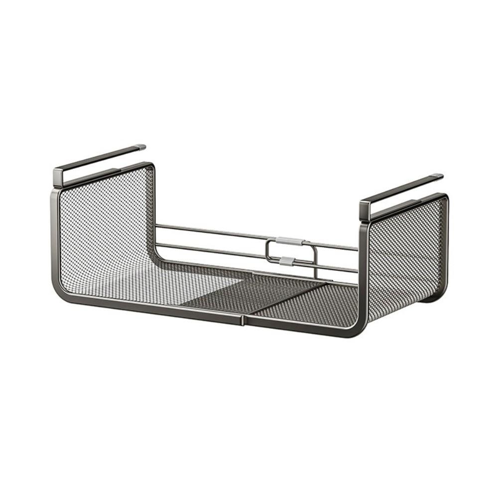 Wall Mounted Hanging Net Basket Under Shelf Storage Under Cabinet Storage Basket  Space Saving