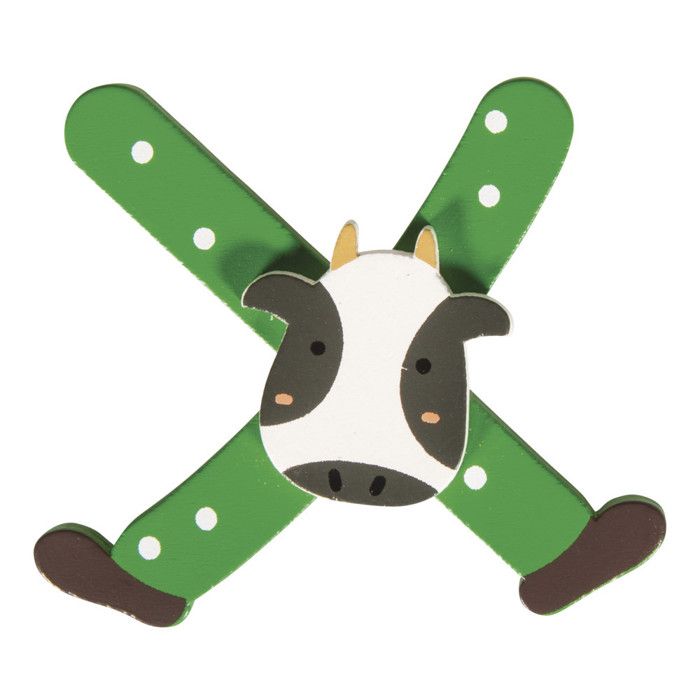Rayher - Alphabet en bois pour prénom d'enfant 5 cm Lettre X