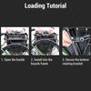 2pcs Large Capacity Bike Panniers Waterproof Bike Rear Rack Bag for Cycling Traveling Touring