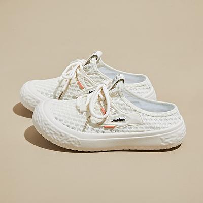 Новые корейские женские кроссовки с поддержкой свода стопы - мягкие эластичные амортизирующие нескользящие дышащие повседневные туфли, не вызывающие усталость ног