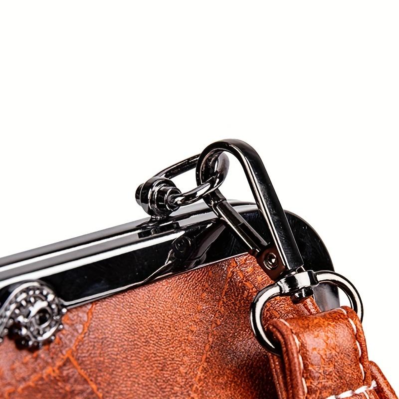 Single Shoulder Crossbody Bag for Women PU Leather Large Capacity Pocket Adjustable Shoulder Strap