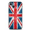 Роскошный чехол для телефона Apple iPhone 11 15 14 Pro MAX 12 13 7 8 Plus X XR XS MAX SE Силиконовый Черный Чехол Funda Флаги Англии Великобритании