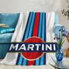 Автомобильный Крутой Модный R-Racing M-MartiniSES-ES Плед Супер Уютный Плюшевый Для Гостиной Дивана Диванчика Детские Подарки на День Рождения
