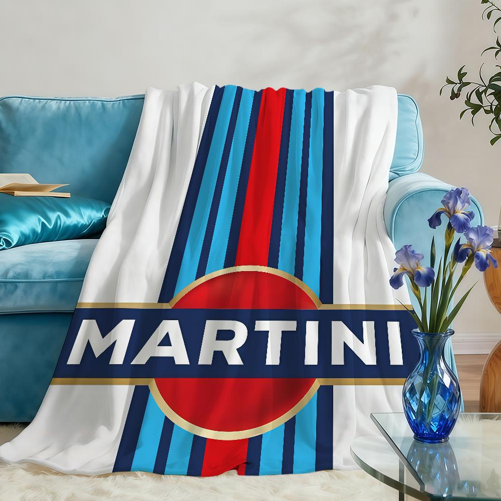 Автомобильный Крутой Модный R-Racing M-MartiniSES-ES Плед Супер Уютный Плюшевый Для Гостиной Дивана Диванчика Детские Подарки на День Рождения