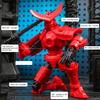 Robot Action Figure with Accessories Movable Joints 3D Printed Robot Model Toy Stress Relief Articulated Dummy Figurine Decoration