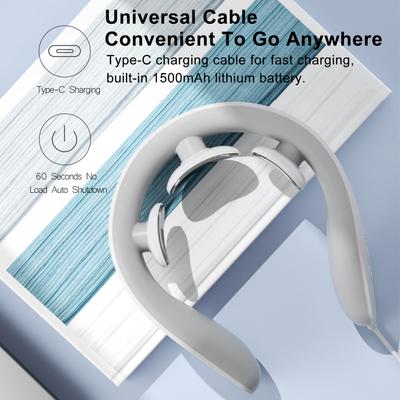 Массажер для шеи Jeeback, массажный дизайн с тремя головками, устройство для облегчения боли в шее, массажер для шеи для облегчения боли