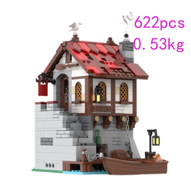 Точечный MOC-236961 221881 186293 177828 177729 Замок Конюшня Здание Маленькие Детали Сборка Строительные Блоки Головоломка Модель Игрушка Подарок
