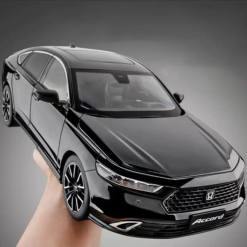 1/18 Honda Accord Сплав Литой Модель Автомобиля Регулировка Сиденья Шина Амортизация Коллекционные Украшения Подарок на День Рождения