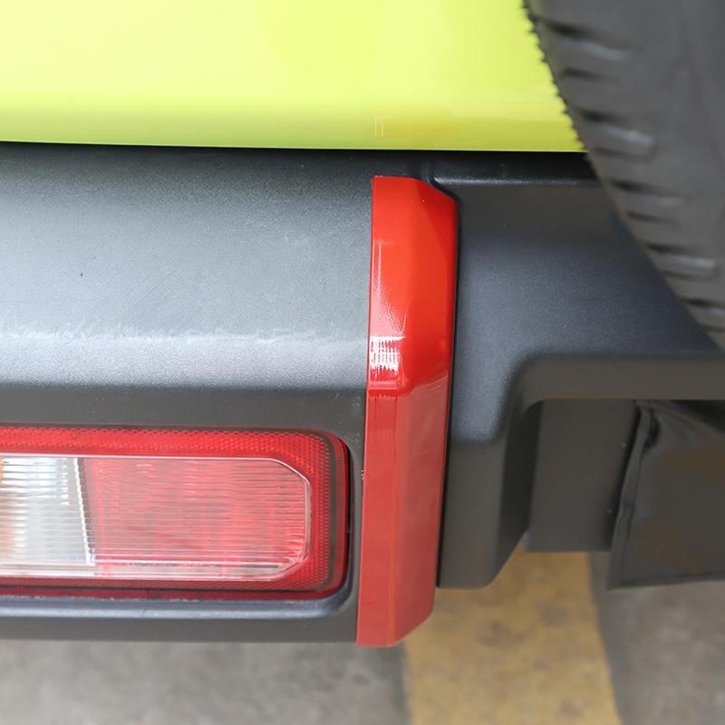 Украшение заднего бампера, наклейка, накладка для Suzuki Jimny 2019, внешние аксессуары для автомобиля