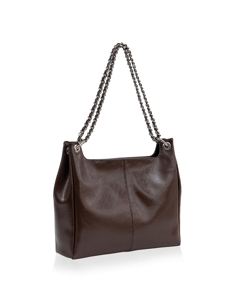 Lovecharm Maël Shoulder Bag_L_Chain_Choco Brown