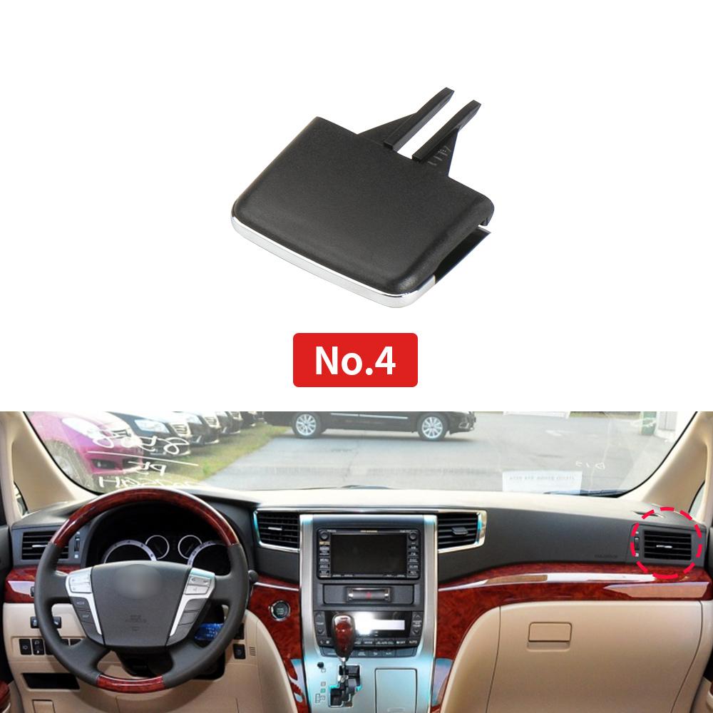 Аксессуары для салона автомобиля, передний центральный кондиционер, вентиляционное отверстие, клипса, ремонтный комплект для Toyota ALPLARD