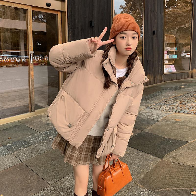 Короткий пуховик, женская свободная толстая куртка, зима 2023, новый стиль