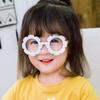 Модные милые детские солнцезащитные очки с подсолнухом, детские очки, удобные цветочные очки B104