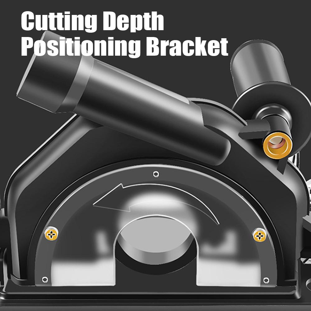 Angle Grinder Holder Cutting Machine Slotting Base 45 Degrees Adjustable Angle Grinder Dust Cover Woodworking Table