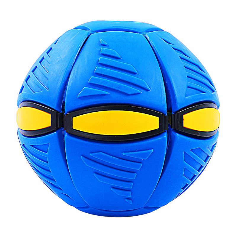 Elastic Magic Flying Saucer: Foot-Powered Transforming Stomp Ball Toy for Kids – Outdoor Sports & Educational Fun