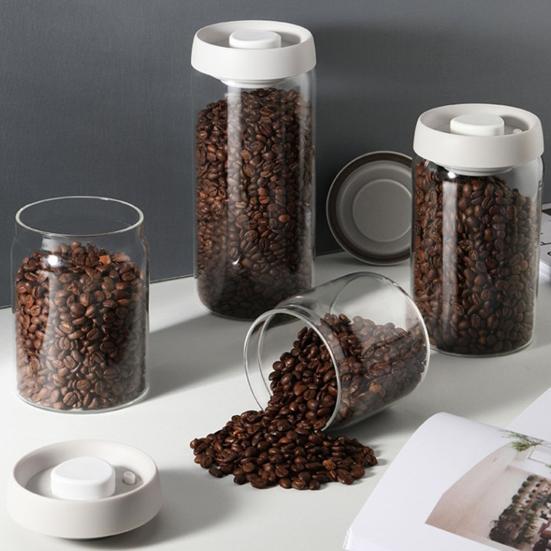 500/900/1200/1800 мл герметичная банка влагостойкая стеклянная банка для хранения в вакуумных зернах для кухни