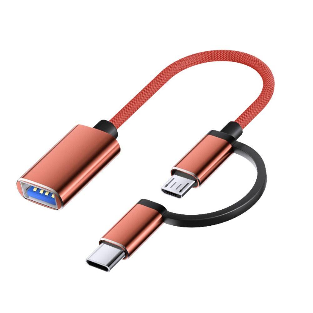 Тип C 2 в 1 OTG Тип C Кабель-адаптер Micro USB 2 в 1 USB C Кабель-адаптер для ПК/ноутбука/телефона