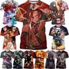 Summer New Trend Anime Printed Fashion T-shirt Cartoon 3D Printed Short Sleeve Harajuku Style Men's T-shirt Cosplay Street Tops