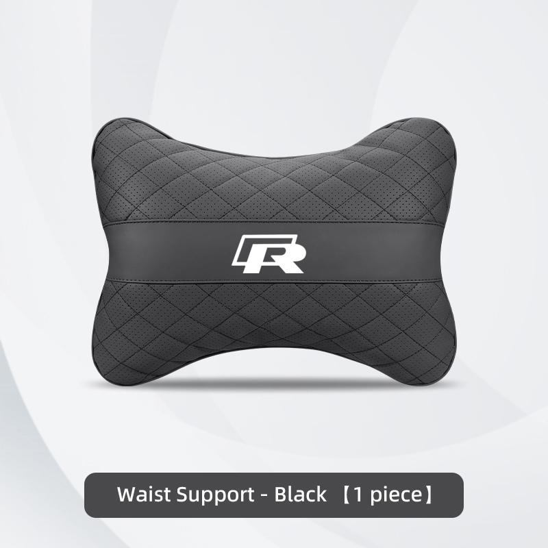 OBTLU1 Car Seat Head Support Cushion Lumbar Pillow Accessories Tire Valve For VW GTI Golf Polo Passat Tiguan T-ROC Jetta Arteon ID.3 CC