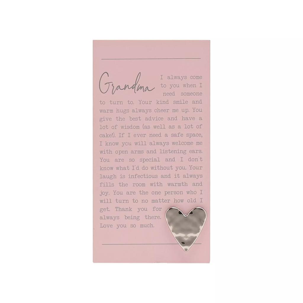 Celebrations Moments Grandma Plaque