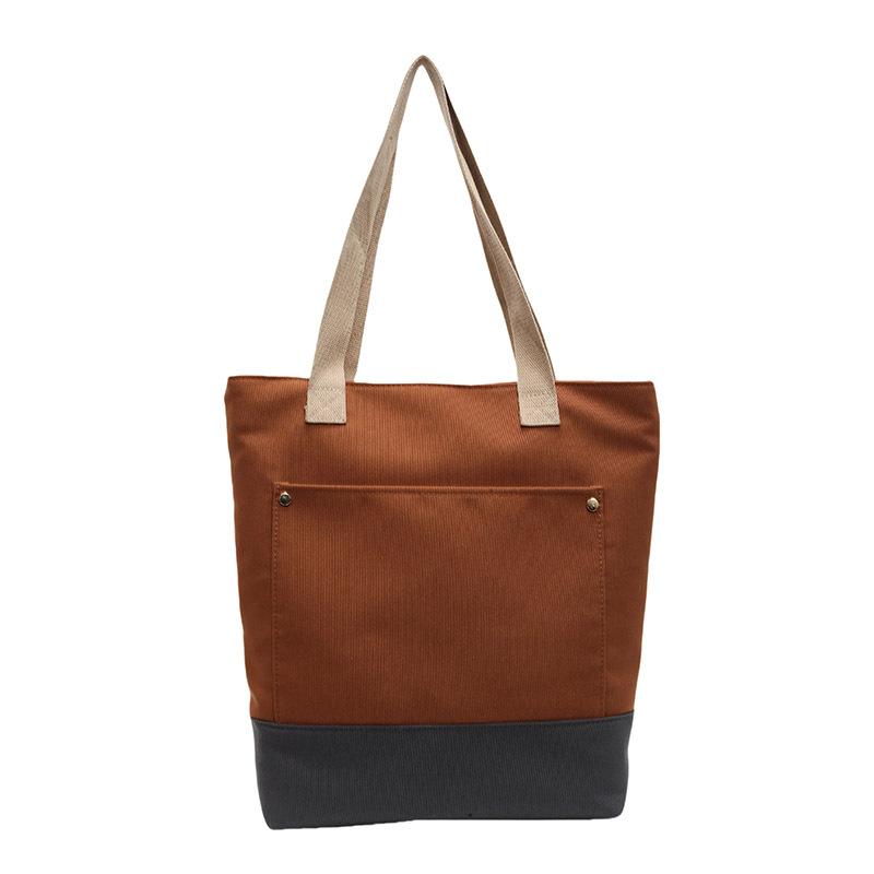 Women's Bag Student Canvas Bag New Simple Large-capacity Shoulder Bag Casual Portable Tote Bag