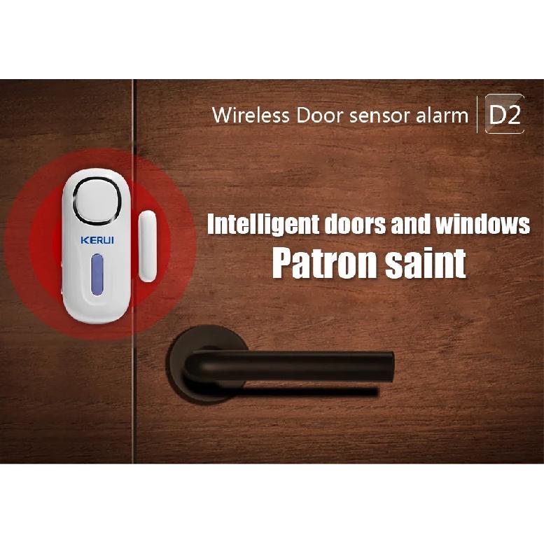 KERUI 120dB Wireless PIR Door Window Burglar Alert Sensor Home Security Arm Disarm Anti-Theft Alarm System with Remote Control