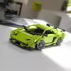 Автомобильный конструктор Rambo Green Bull Gini Svj Модель спортивного автомобиля Сборная игрушка Совместимый набор мелких деталей