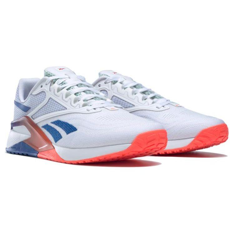 Reebok Nano X2 White Vector Blue Gradient Мужские кроссовки Обувь - Белый Оранжевый - Flare GX9913