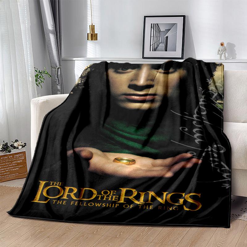 Lord of the Rings: The Fellowship of the Ring Poster PrintPrint Blanket, Soft Blanket For Sofa Office Bed And Travelling Daughter Birthday G