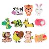 11PCS Fridge Animal Magnet Strong Magnetic 3D Effect Animal Magnets Vivid Twelve Chinese Zodiac Frid