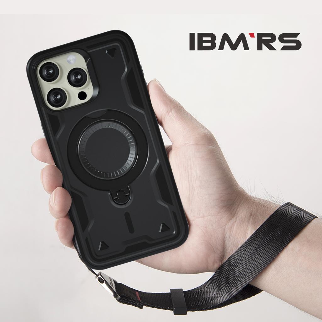 IBMRS for iPhone 13 Pro Case [6.1 Inch] Magnetic Shockproof with Stand & Lanyard | IBMRS Compatible Military Drop Tested