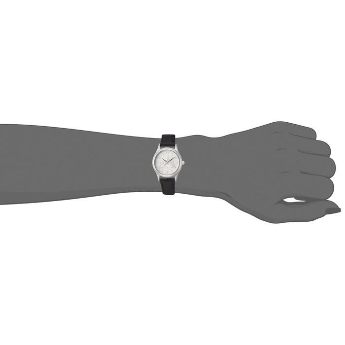 [Часы Seiko] ALBA Сотрудничество с Тоторо ACCK402 - Белый Циферблат, Серебристый Корпус, Черный Кожаный Ремешок