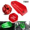 For Kawasaki Z900 Z 900 2017- 2022 Accessories Motorcycle CNC Rear Front Brake Fluid Reservoir Covers Oil Filler