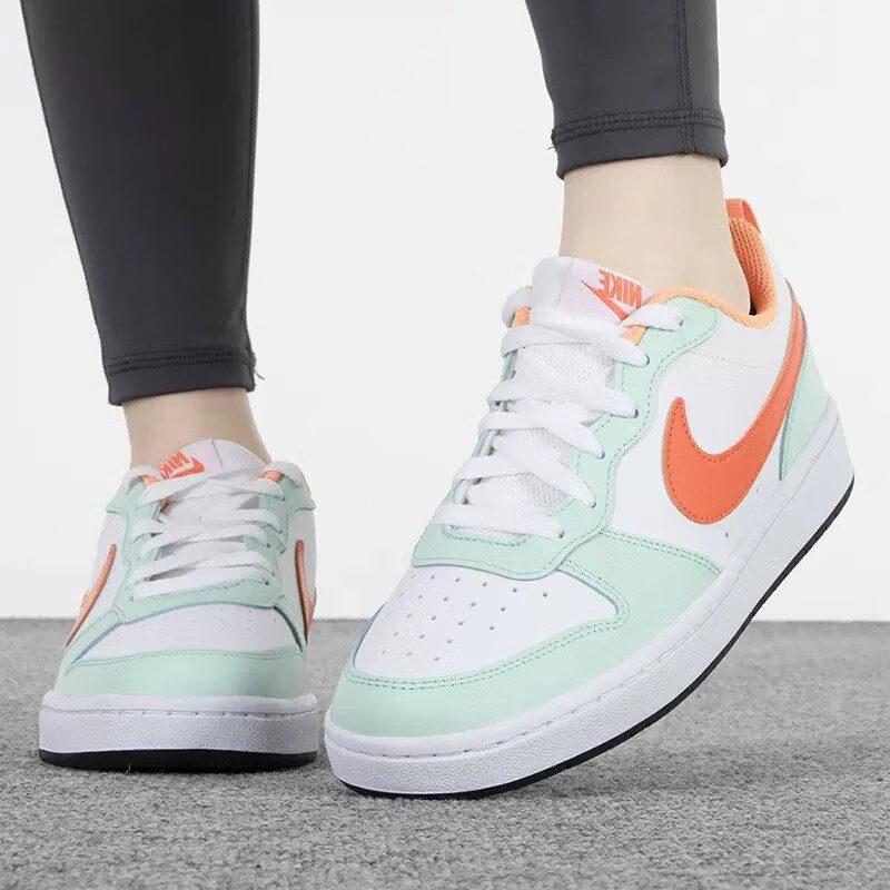 Nike Кроссовки Court Borough Low 2 Мятная пена Безопасный оранжевый Детские FN3687-181