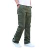Мужские летние повседневные прямые брюки большого размера для работы и спорта.